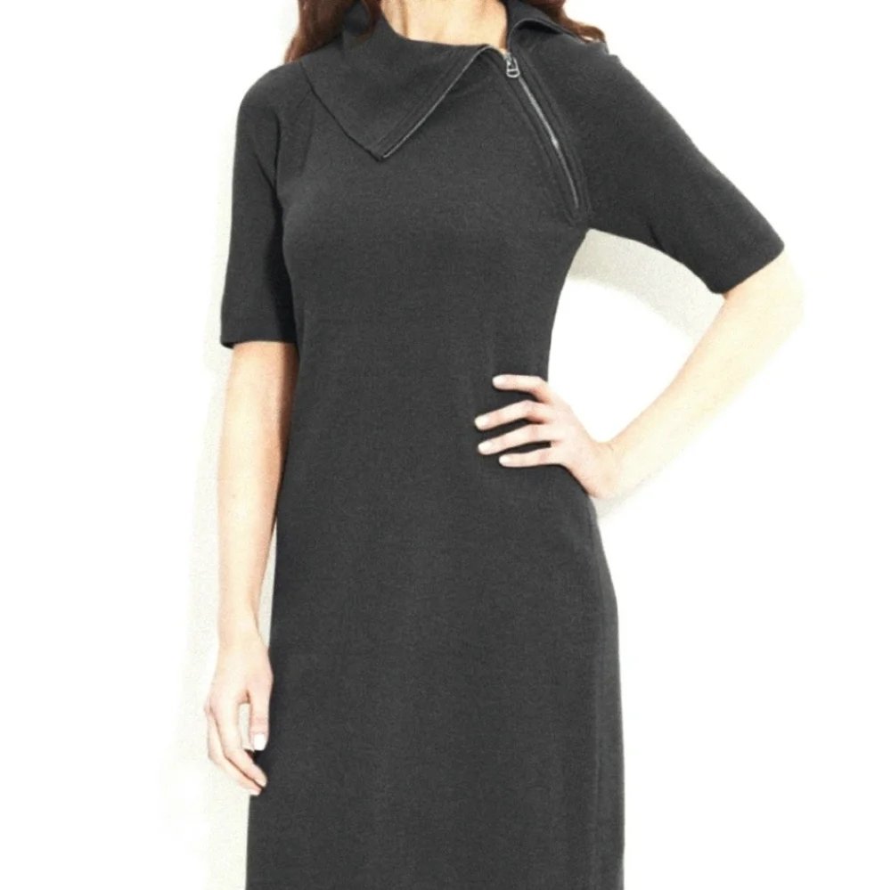 Calvin Klein Gray Knit Dress - Picture 1 of 5